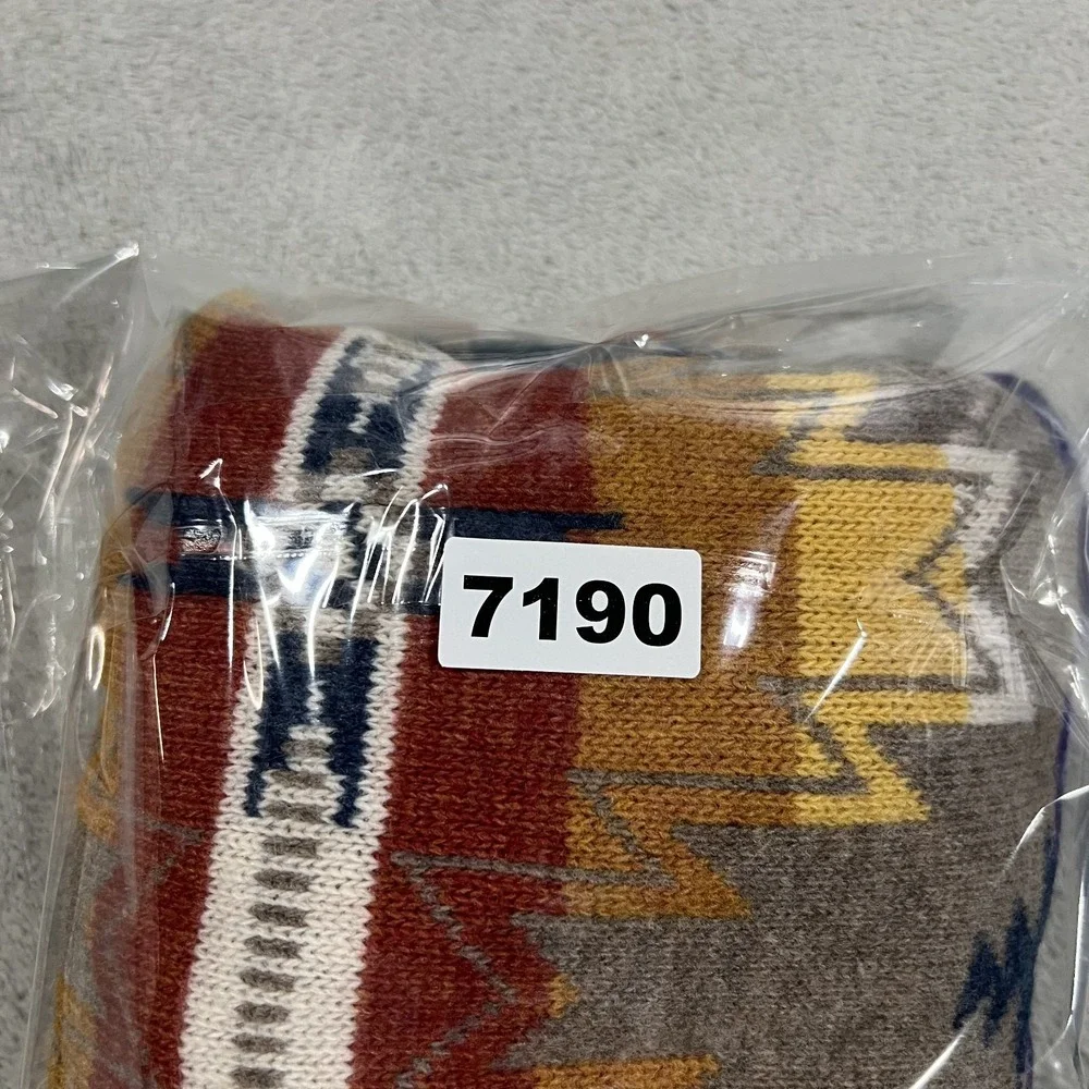 Faherty Sweater Womens XXS Doug Good Feather Southwestern Crew Neck Wool Nylon